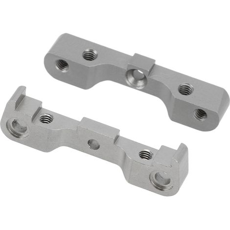 2 Blocs de Fixation Inférieurs en Alliage d'Aluminium pour Bras de Suspension, Compatibles avec Voitures RC 1/8 ZD Racing MT8 (Réf. 08421, 08423, 08425, 08427, 08428) (1/5)