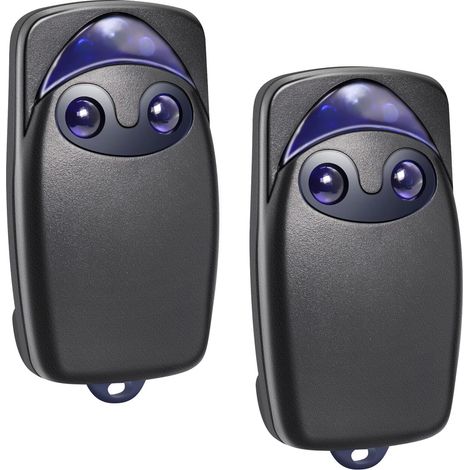 (2er-Pack) Universelle 433-MHz-Fernbedienung für Tore – Ersatz für Flo2r-s, kompatibel mit N1ce ONE1, ON1, FLOXIR, FLOXR, FLOX2R, OX2 – ideal für automatische Türen und Rollläden