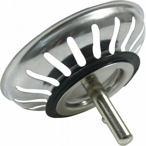 Spülbecken-Abflussstopfen – Abflusssieb – Pop-up-Korbverschluss – 78 mm – Edelstahl – Silber – Spülmaschinenfest (1/5)