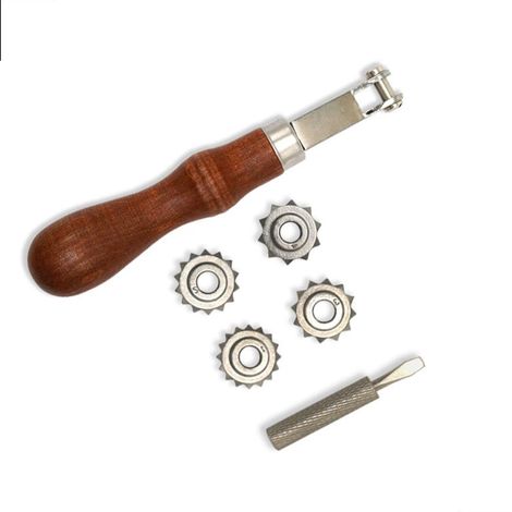 Kit distanziatori per la lavorazione della pelle, sistema di goffratura fai-da-te, strumento di marcatura a rotella per cucito e lavorazione della pelle.