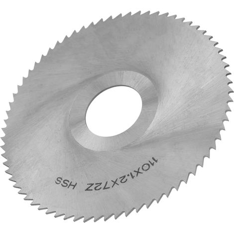Kreissägeblatt mit 72 Zähnen, HSS-Fräs- und Trennscheibe, 110 x 1,2 x 27 mm (1/5)