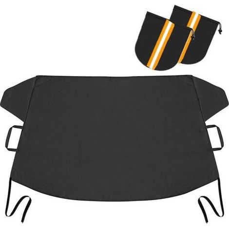 TAISHENGDA Windschutzscheiben-Frostschutz mit Seitenspiegelabdeckung, Auto-Windschutzscheibenabdeckung, Winter-Windschutzscheibenschutz, Frostschutz-Autoabdeckung, Schutz vor Schnee, Eis, Regen und So (1/5)