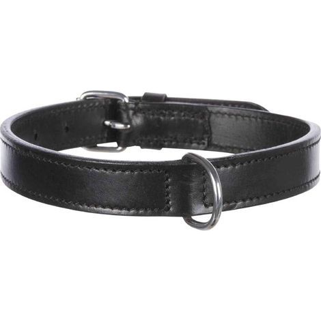 Lederhalsband, Größe M, Schwarz, 1 Stück (1/4)