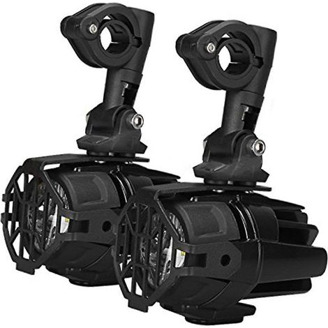 Stück Motorrad-LED-Scheinwerfer-Nebelscheinwerfer-Schutzgitter mit Kabelbaum für BMW R1200GS F800GS