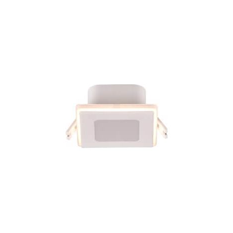 Spot encastré carré blanc LED 5W 3000K IP44 Trio Nimbus (1/3)