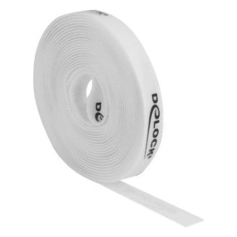 Nastro adesivo velcro Delock 18387 5 m lunghezza 15 mm larghezza
