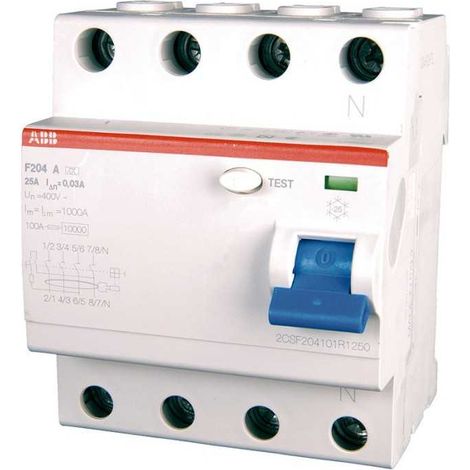 Residual Current Devices Pur F204 AC-63/0,03 4P 63A 30mA (F427814)