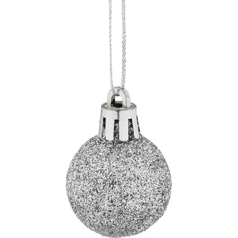 Lote de 96 bolas de Navidad variadas decoración de abeto ambiente festivo de plástico dorado 130015848 (1/3)