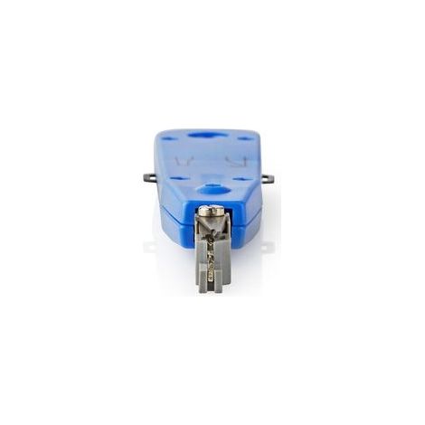 OUTIL DE GUIDAGE LSA POUR LE SYSTÈME KRONE ET LES BANDES LSA, BLEU NEDIS CCGP89555BU