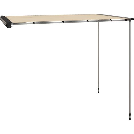 Auvents, Tissu Imperméable, Dimensions 160L x 250B x 125–225H cm, Cadre en Aluminium Résistant à la Corrosion, Poteaux Réglables de 125 à 225 cm, Convient aux SUV et aux Vans de Camping (1/5)