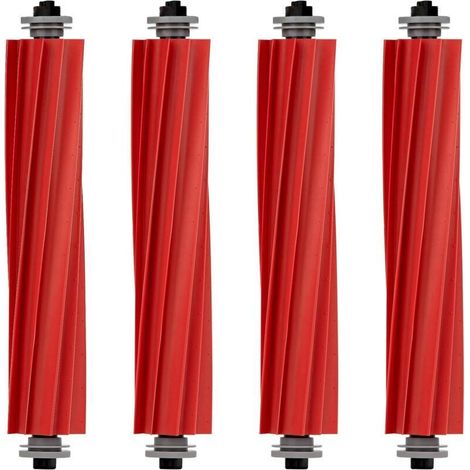 (4 Pièces) Brosses à Rouleau Compatibles Avec T7S/T7S PLUS/G20G10/G10S /G10S PROG10S PURES7 S7MAX S70 S75 S8S7 MAXV ULTRAT8 Q7+ Q7 MAX+ Robot Aspirateur-Crezuo (1/4)