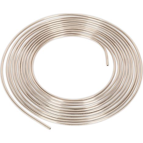 Sealey Brake Pipe Seamless Tube Cupro-Nickel 22 Gauge 3/16"" x 25ft - BS EN 12449 CW024A CNP316 (1/2)