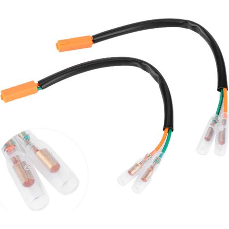 Blinker-Verkabelungsadapter für Motorräder, passend für Kawasaki Z125 Z250 Z300 Z650 Z900 (1/5)