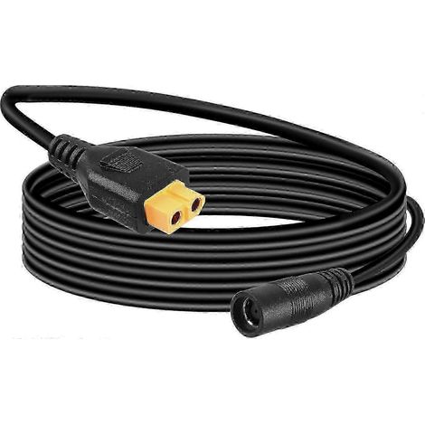 Câble solaire XT60 vers 8 mm (14 AWG, 1 m) XT60 femelle vers DC7909 femelle 25-26 s (1/4)