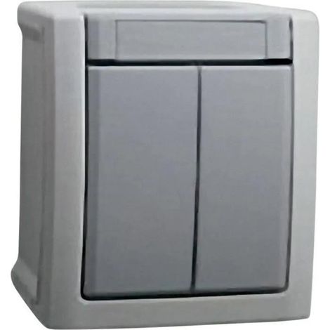 viko 90591002-DE Gris Pacifique Interruptor estanco
