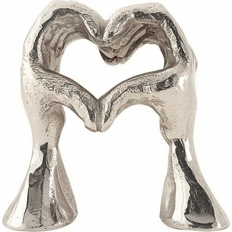 Decorative Figurine with Artistic Textured Finish, Statue, Romantic Resin Sculpture, for Living Room, Shelf, Wedding (1/5)