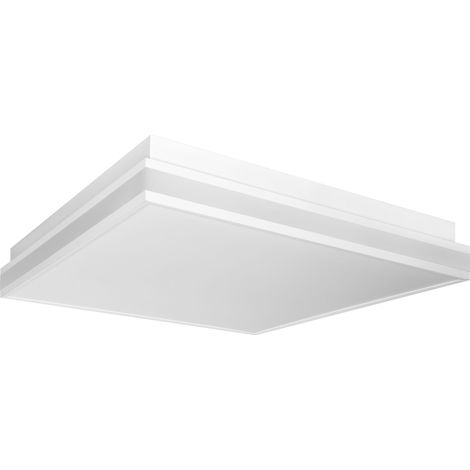LEDVANCE plafonnier LED ORBIS MAGNET SMART+ Wi-Fi 45x45cm, blanc, 42W, 3000-6500K, lampe design avec cadre magnétique innovant (1/5)