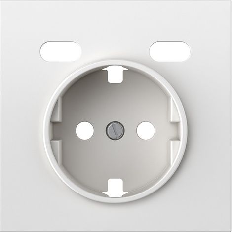 Tapa Schuko 2 USB-C Simon 360 blanco mate (1/5)