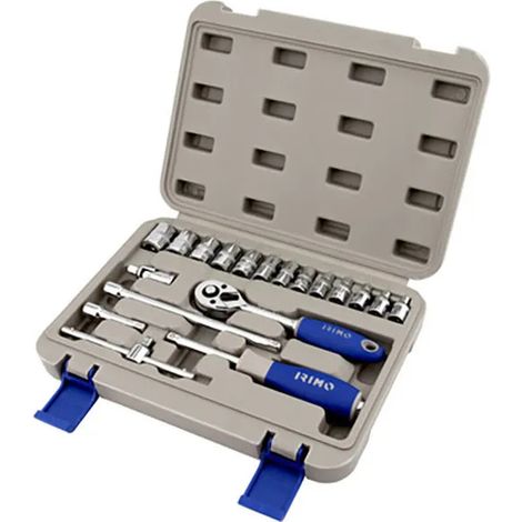 Chiavi e bussole irimo 1/4 socket set acciaio cromo vanadio 1,1 kg