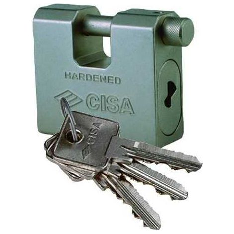 Serrures Cisa pour volets roulants, article 28550, broche 14, 84 mm (1/2)