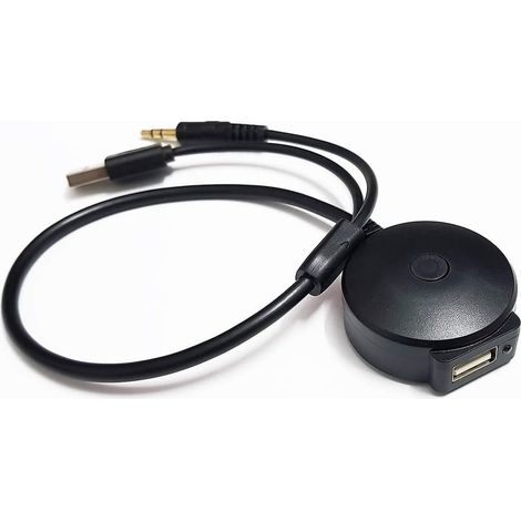 Bluetooth Adapter Compatible with Mini Cooper BMW Car Apple Android Phone Music AUX 3.5 Wireless Cable Capable Devices (1/5)