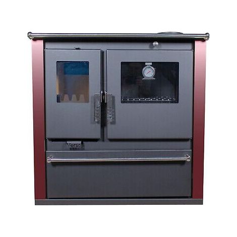 Stufa a legna Verso CS Plus Bordo da 7.7 kW con vetro panoramico (1/4)