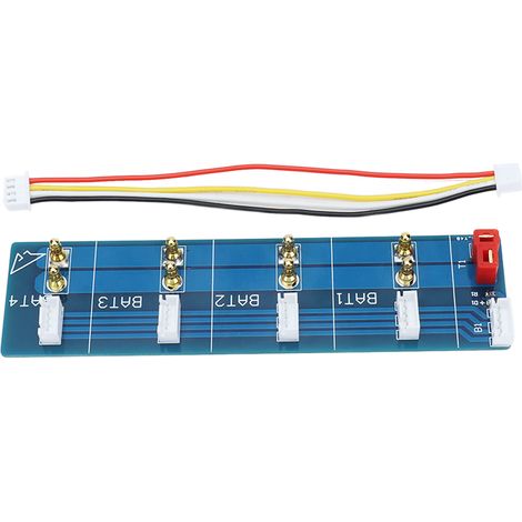 Hub de charge parallèle 4 ports pour batteries, compatible avec drone Q500 et adaptateur B6, chargeur multi-batteries. (1/5)