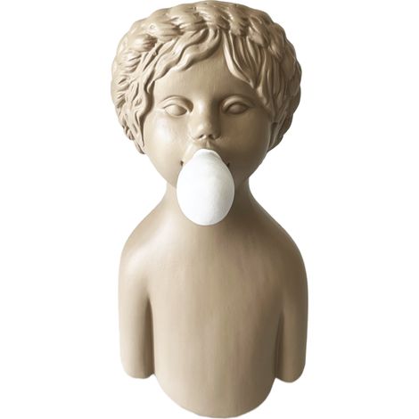 Vase fillette Bubble taupe 34 cm (1/2)