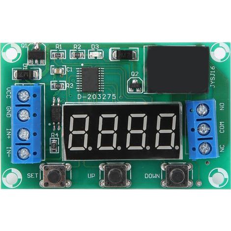 Module de relais temporisé YX-SJ13 20A, carte de contrôle de cycle de temporisation, 31 modes de fonctionnement (24V) (1/5)