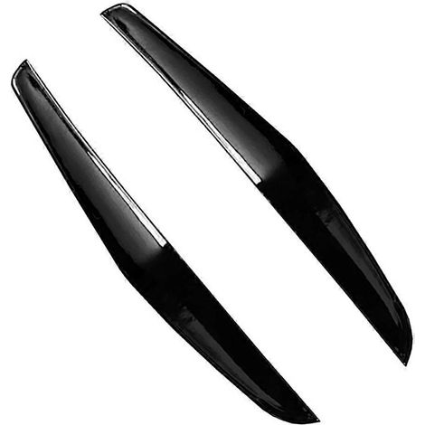 Aileron de pare-chocs avant noir brillant avec lame d'air, kit carrosserie pour Honda Civic FK8 Si Type-R 2019-2021 (1/5)