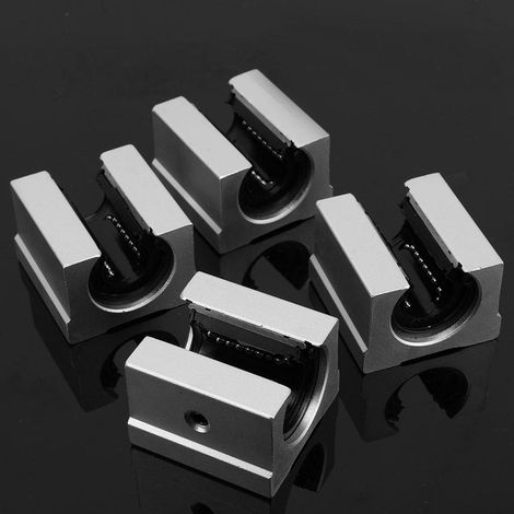 Guide linéaire SBR16UU de 16 mm avec roulement à billes, bloc coulissant et pièces usinées CNC (1/5)