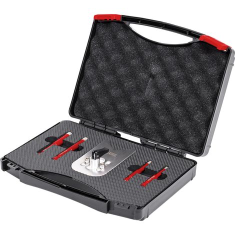 STIER Fliesenbohrer Set 5 tlg, für harte Fliesen, Naturfliesen, Marmor und Kacheln,5,6,9,10mm Durchmesser