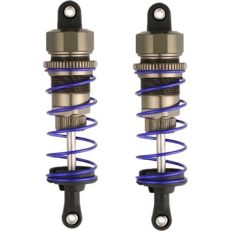 2pcs Amortisseur en métal pièces de Rechange pour 1/10 RC Voiture(92mm) (1/4)