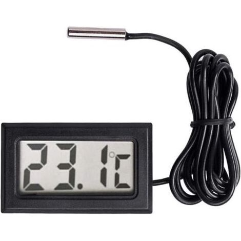 Tigrezy Nouveau Thermometre LCD numerique Capteur de sonde de jauge de Temperature de Plage de -50 Celsius C a + 110 Celsius C (1/4)