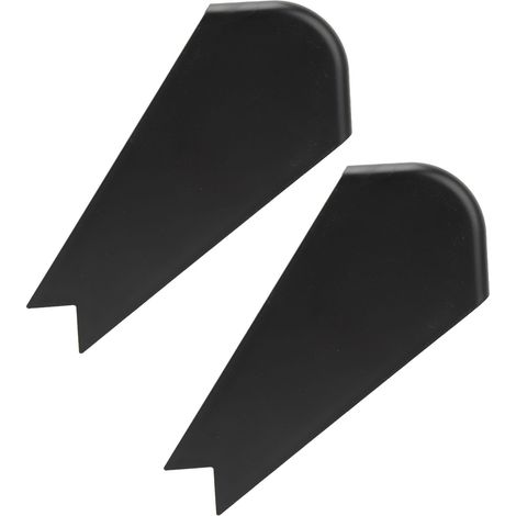 Coins Cache Angles de Glissière RV, Décoratif Résistant aux Chocs, Anti-UV, Finition Noire, Protection pour Camping-Car et Caravane (1/5)