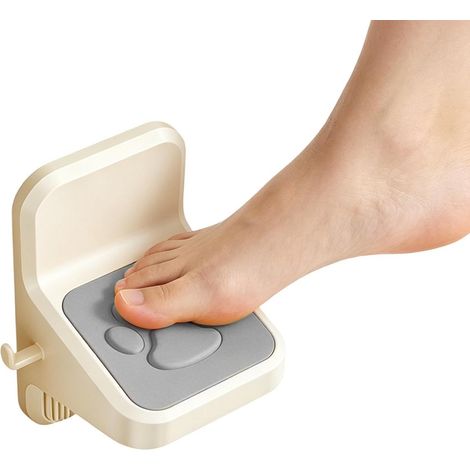 Footrest No Drilling Required Bench with Hooks Shower