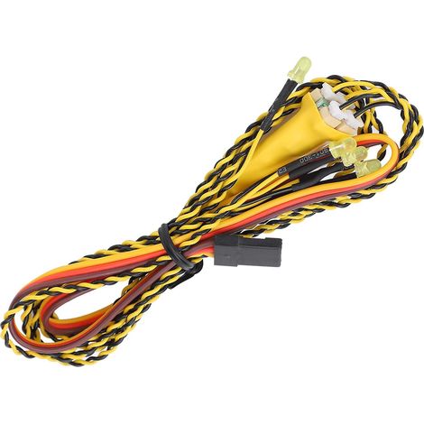 Jeu de Clignotants Universels pour Voitures RC Crawler Drift, Haute sensibilité, Compact, Facile à Installer (1/4)