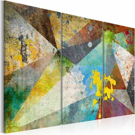 Tableau à travers le prisme des couleurs - 90 x 60 cm (1/4)