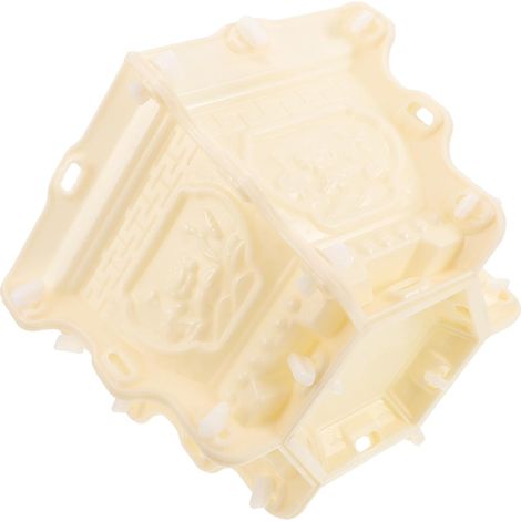 Moule Plastique Réutilisable pour Pot de Fleurs DIY Moule Hexagonal Épais pour Béton Pot Décoratif de Jardinage Modèle pour Fabrication de Jardinières et Bonsaïs (1/5)