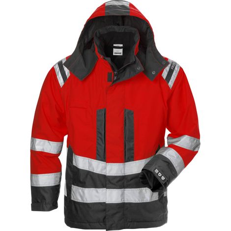 FRISTADS 126547-396-3XL High vis jacket woman 4037 GTT Warnschutz-Rot/Schwarz Gr (1/2)
