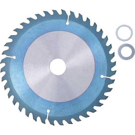 Lame de scie circulaire à revêtement bleu, disque de coupe pour bois, diamètre intérieur 1", 40 dents (diamètre extérieur 7")