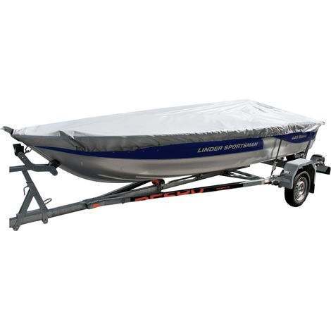 Telo di copertura per barca da pesca 270 g/m2 270-300 cm - grigio per trasporto (1/5)