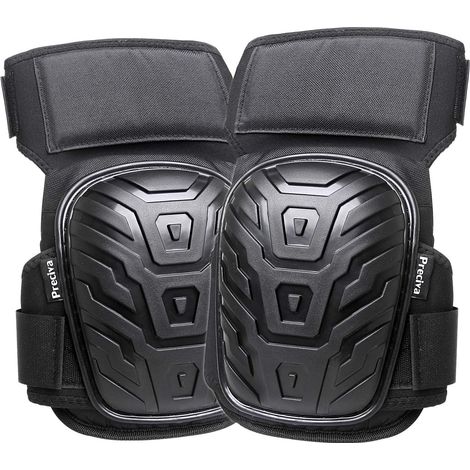 Genouillères Professionnelles,Heavy Duty Genouillères Rembourrage en Mousse avec Coussin en Gel Confortables et Sangles Réglables pour Travailler, Gardning et Construction (1/5)