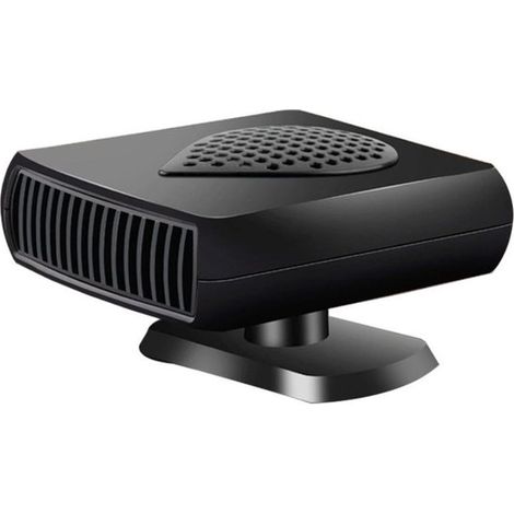 Calefactor desempañador de parabrisas para coche con conexión al encendedor de cigarrillos - Calentamiento rápido del aire 12 V 150 W (1/2)