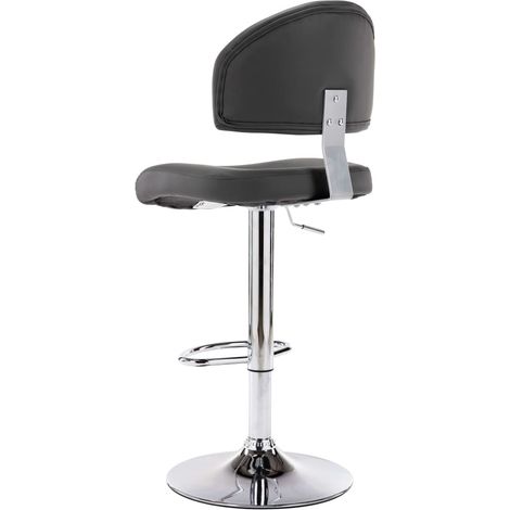 Maison Exclusive - Barhocker Grau Kunstleder