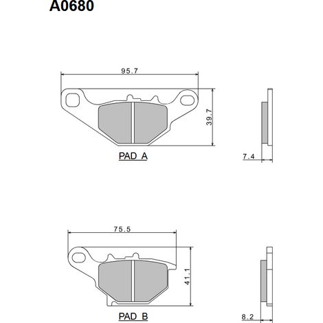 PASTILLAS DE FRENO NISSIN 2024/10 KH230 / KH396 PREMIUM SEMIMETÁLICAS (ECE R90) (FABRICADAS EN JAPÓN) (2P-279NS) (1/5)