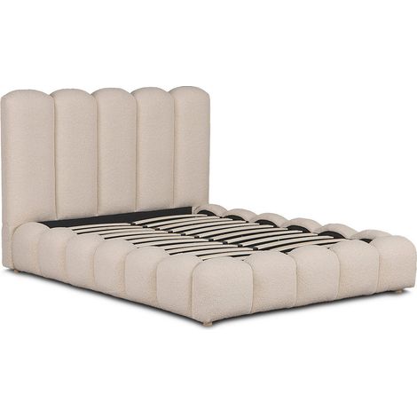 Cama Canape Abatible + Cabecero Teddy, Beige, 135cm (1/5)