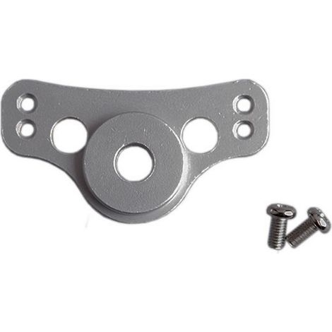 Soporte para contador de horas de carreras Scar plateado
