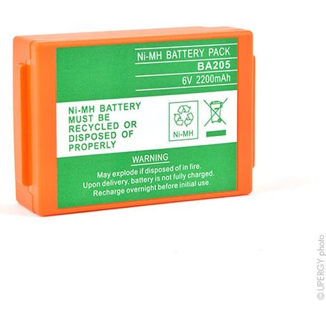 Batterie pour télécommande de grue HBC FUB5AA NiMH 6V 1650mAh (1/4)