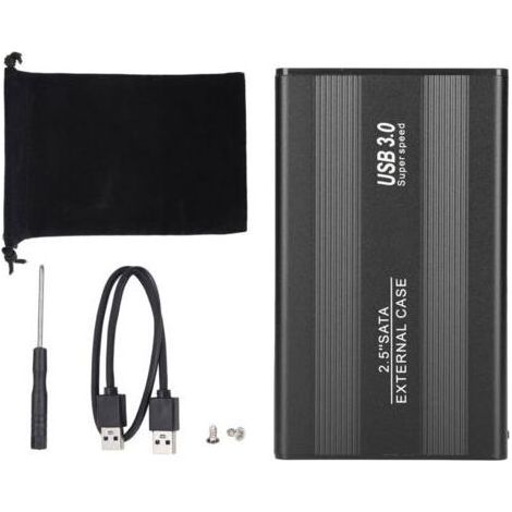 Botier Externe HDD/SSD USB 3.0 3TB, Plug & Play pour PC et Mac, Stockage Externe Portable (1/5)